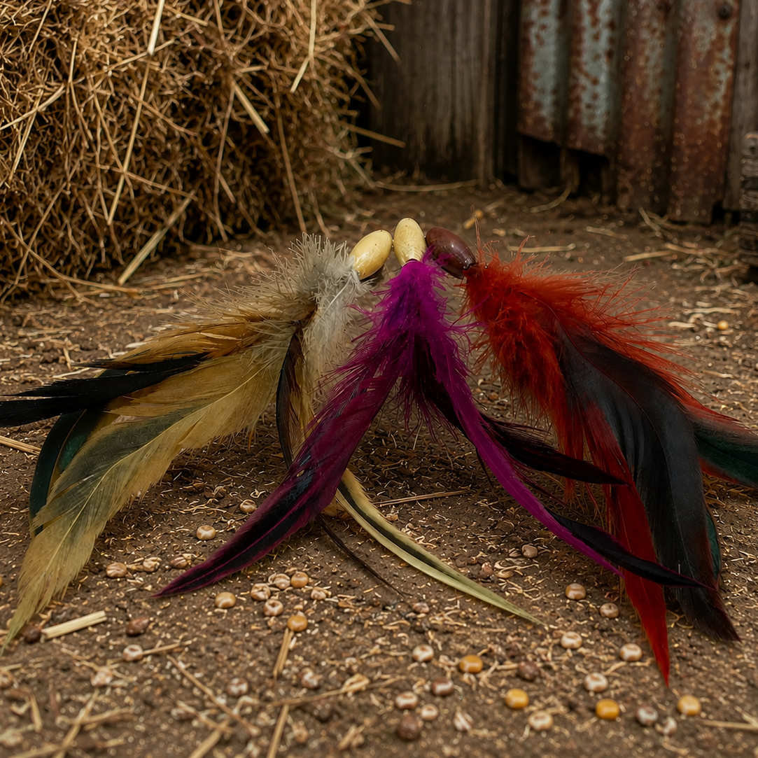 Feather Cat Toys - Handcrafted Fun for Your Feline Friend - Pritti Kitti Boutique