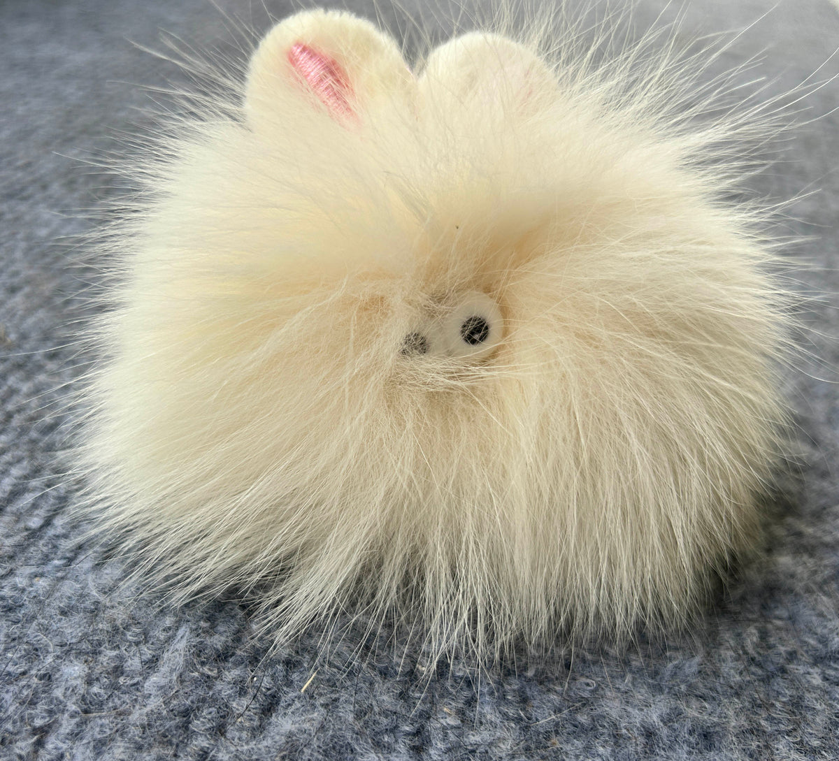 Bush Bunny | Rabbit Fur Cat Toy - Pritti Kitti Boutique
