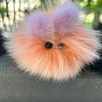 Mousie McFloof Rabbit Fur Cat Toy - Pritti Kitti Boutique