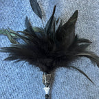 Carn the Crows Feather Cat Wand - Pritti Kitti Boutique