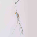 Cat Teaser Attachment: Feathered Phantom for Engaging Feline Play