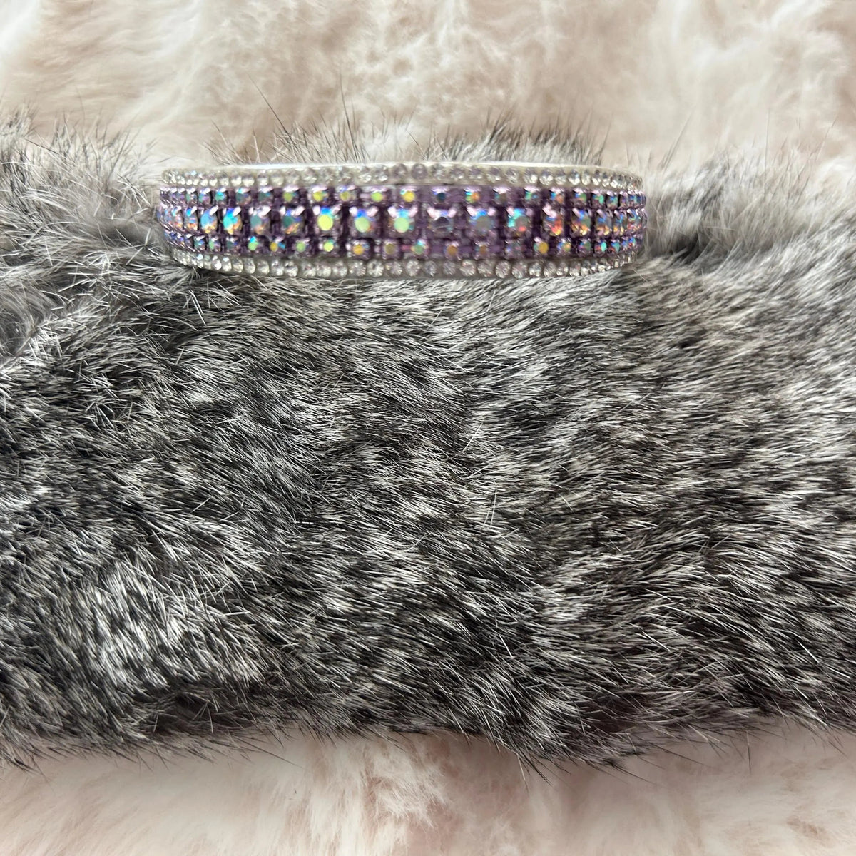 Lilac Whisper Rhinestone Collar - Pritti Kitti Boutique