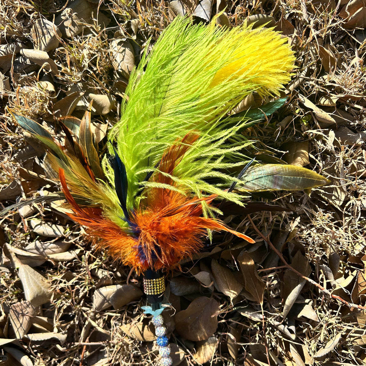 Larrikin Lorikeet Feather Cat Teaser - Pritti Kitti Boutique