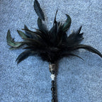 Carn the Crows Feather Cat Wand - Pritti Kitti Boutique