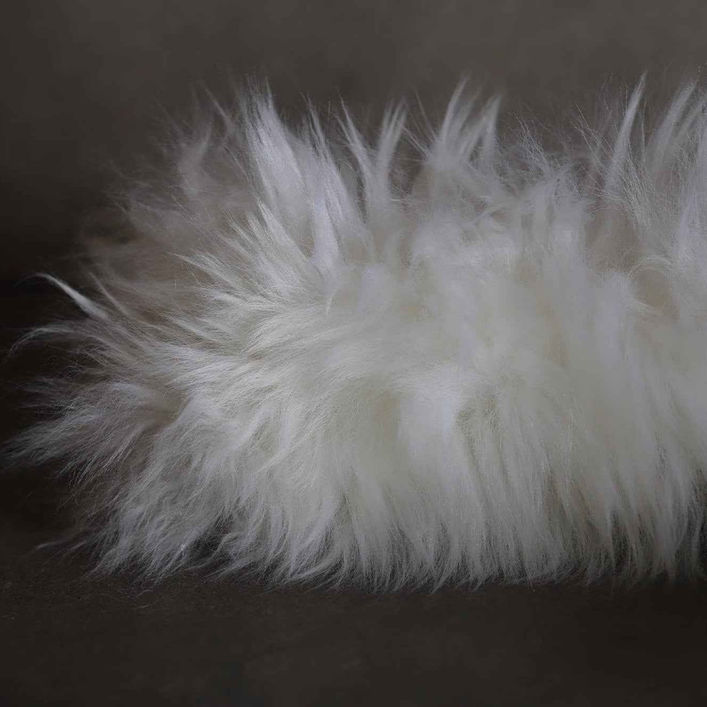 Soft and fluffy texture of the premium Dog Tug Toy made from Australian sheepskin.