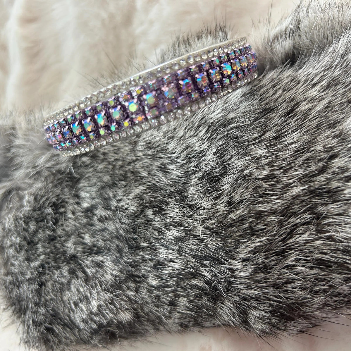 Lilac Whisper Rhinestone Collar - Pritti Kitti Boutique