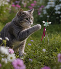 Cat Teaser Attachment - Mothika Wand for Enchanting Playtime - Pritti Kitti Boutique